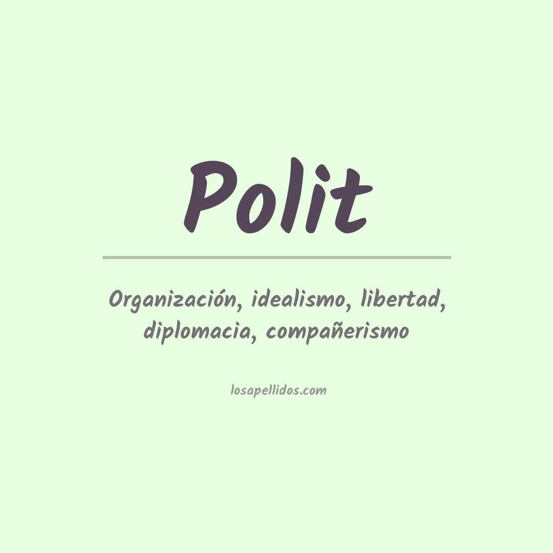 Apellido Polit