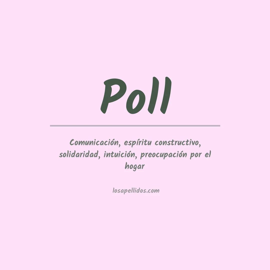 Apellido Poll