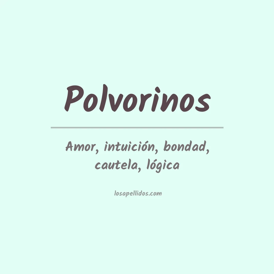 Apellido Polvorinos