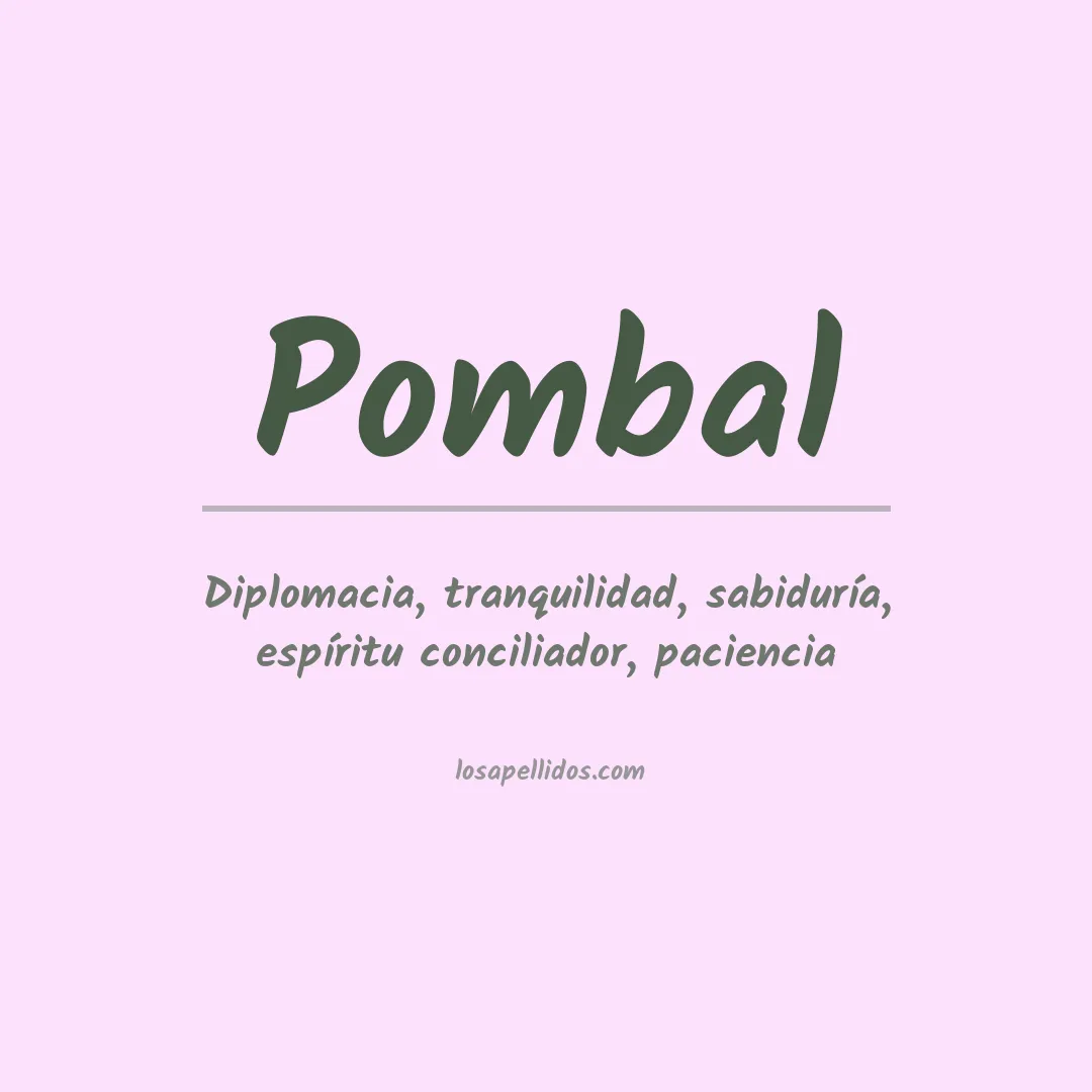 Apellido Pombal