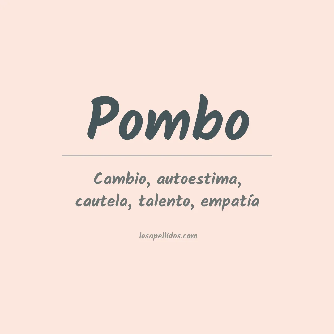 Apellido Pombo