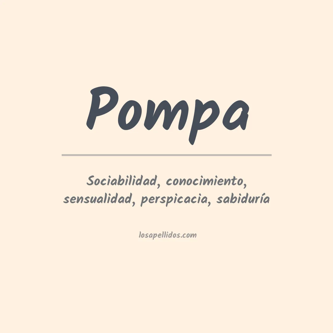 Apellido Pompa