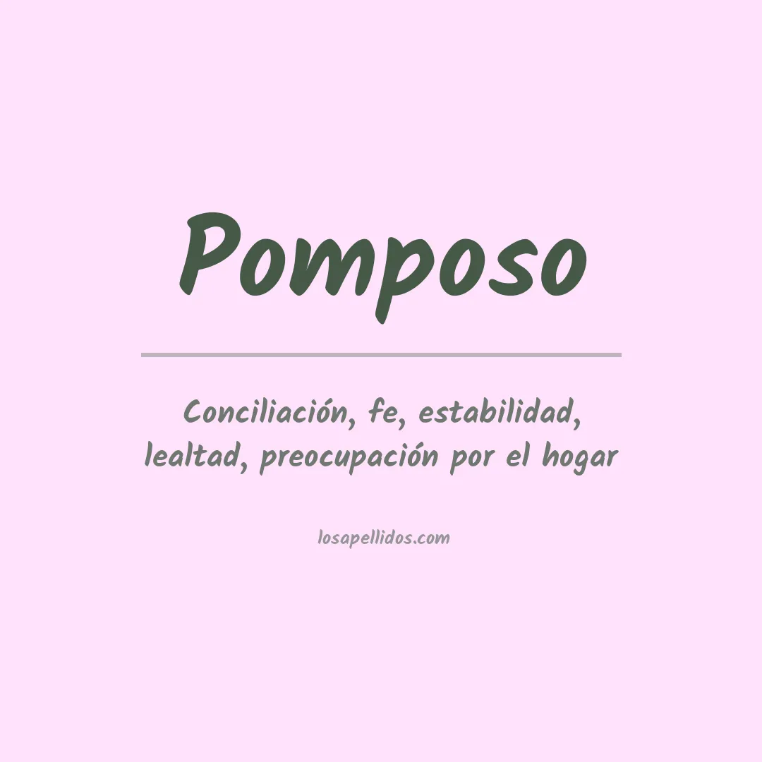 Apellido Pomposo