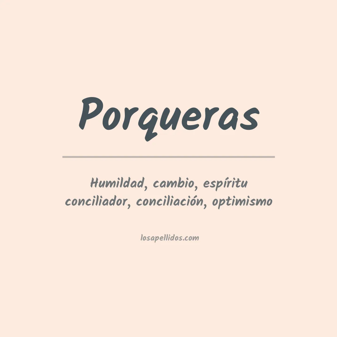Apellido Porqueras