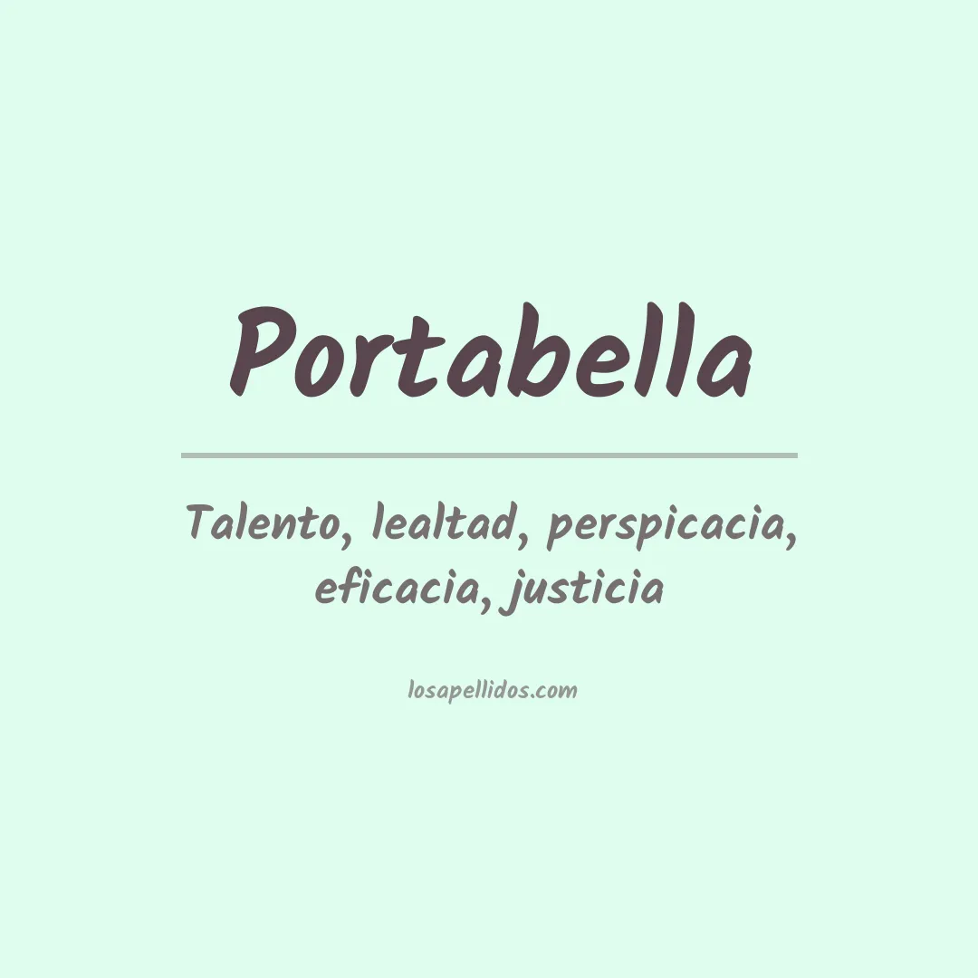 Apellido Portabella