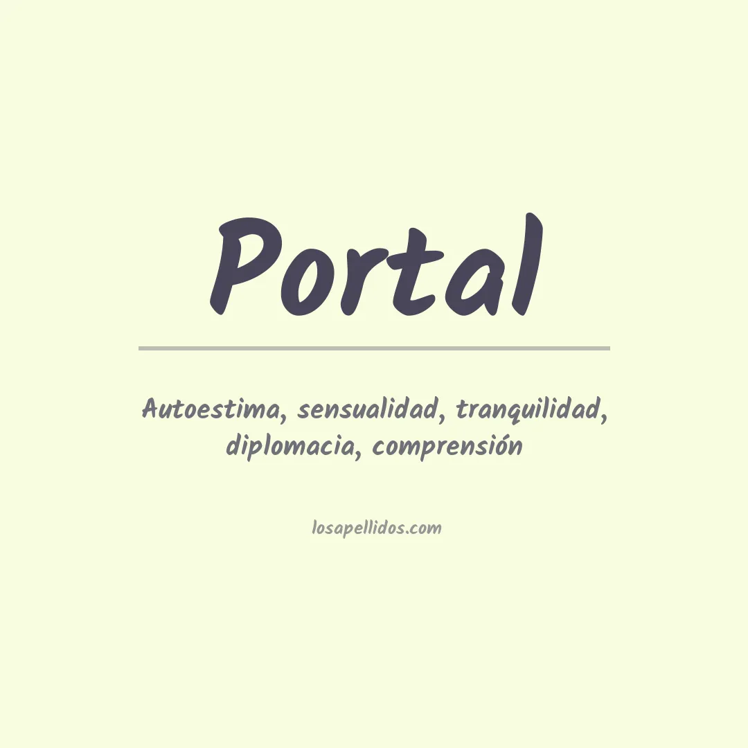 Apellido Portal