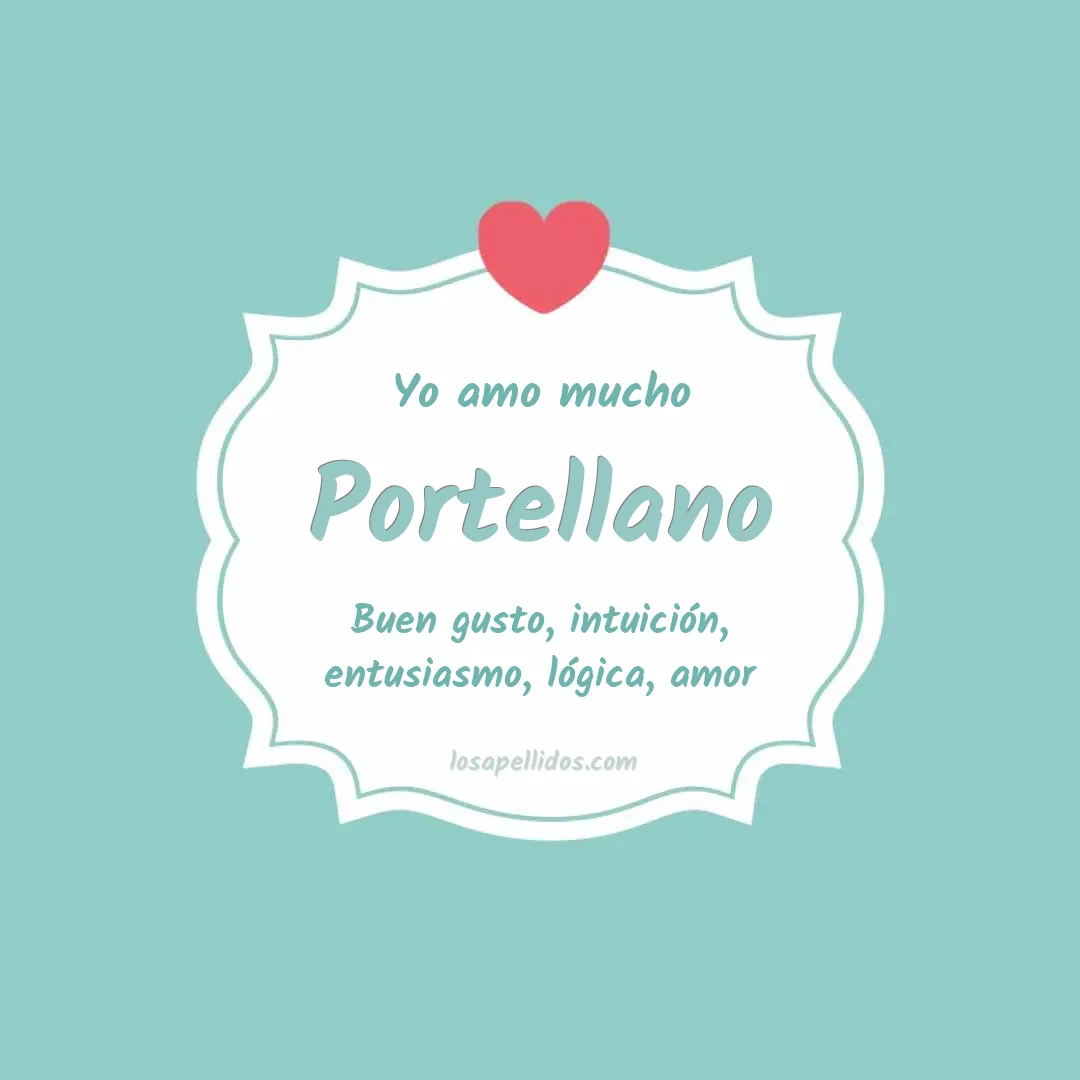 Yo amo mucho Portellano