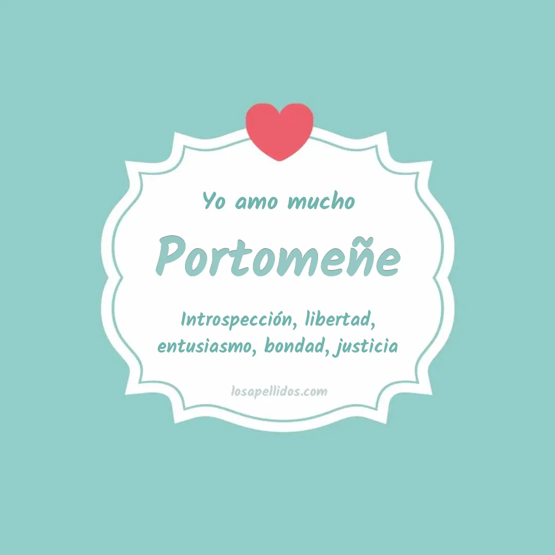 Yo amo mucho Portomeñe