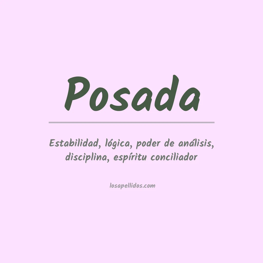 Apellido Posada