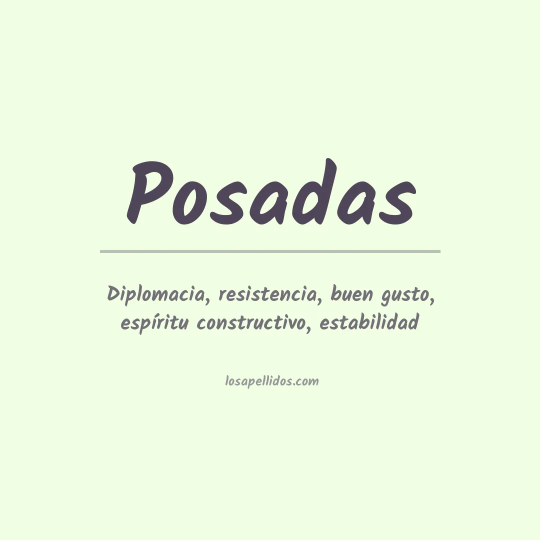 Apellido Posadas