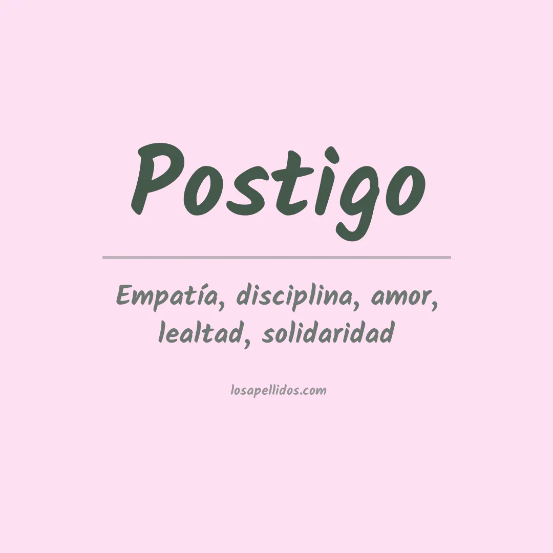 Apellido Postigo