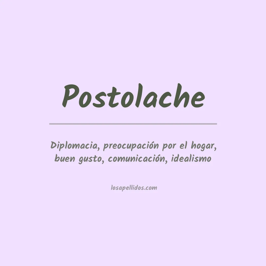 Apellido Postolache