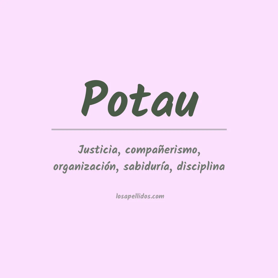 Apellido Potau