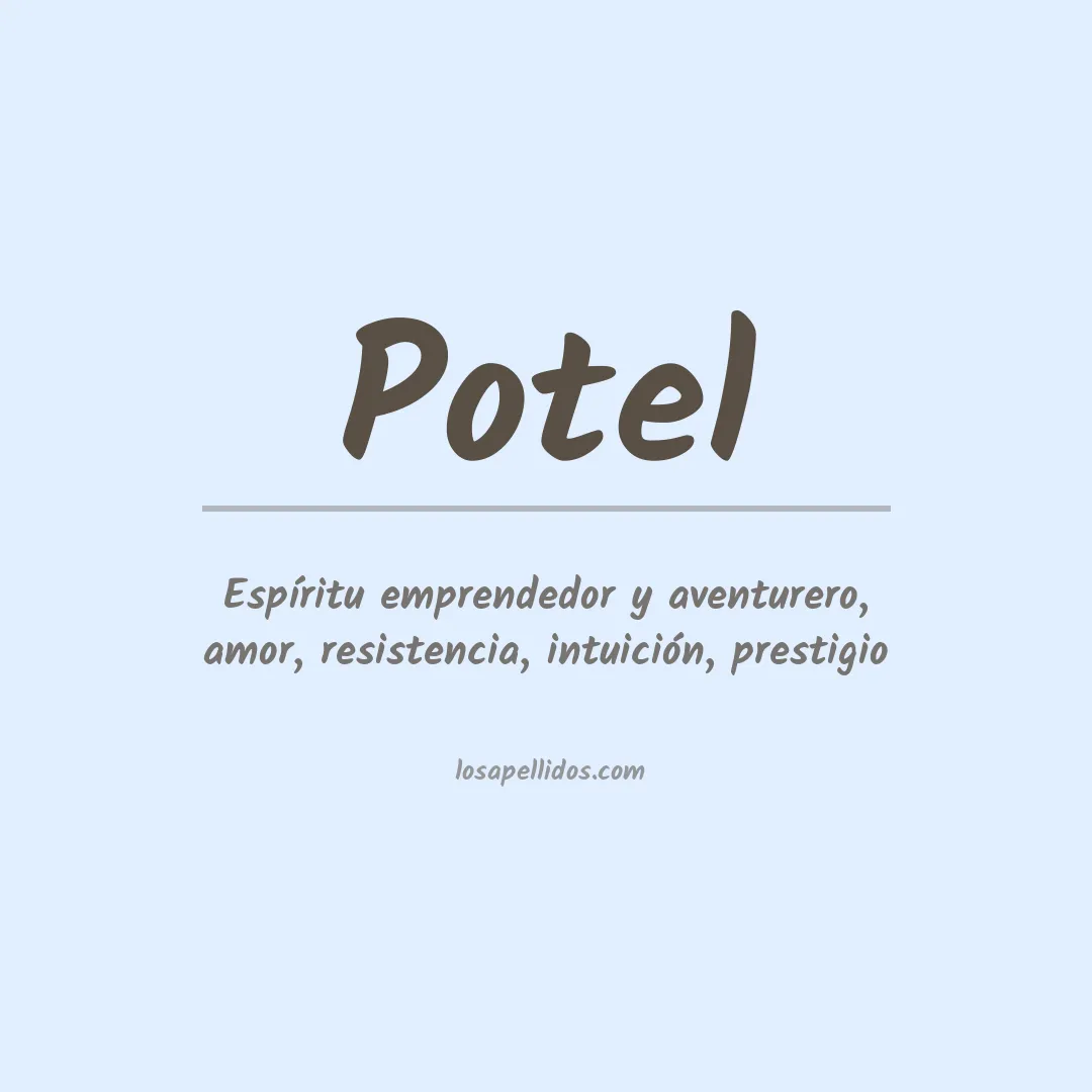 Apellido Potel