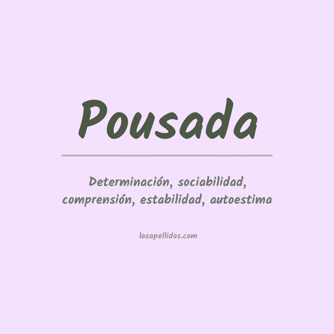 Apellido Pousada