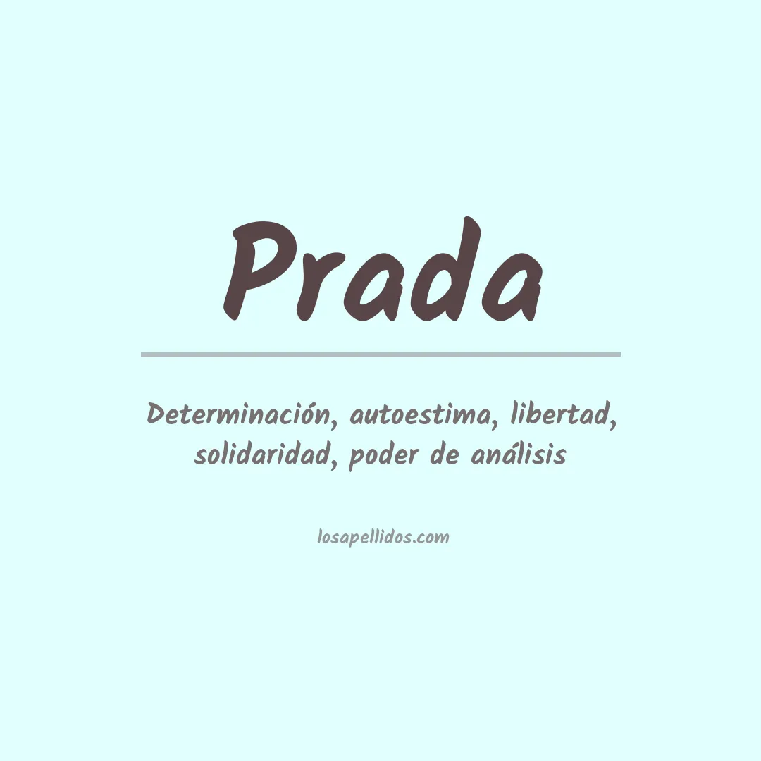 Apellido Prada