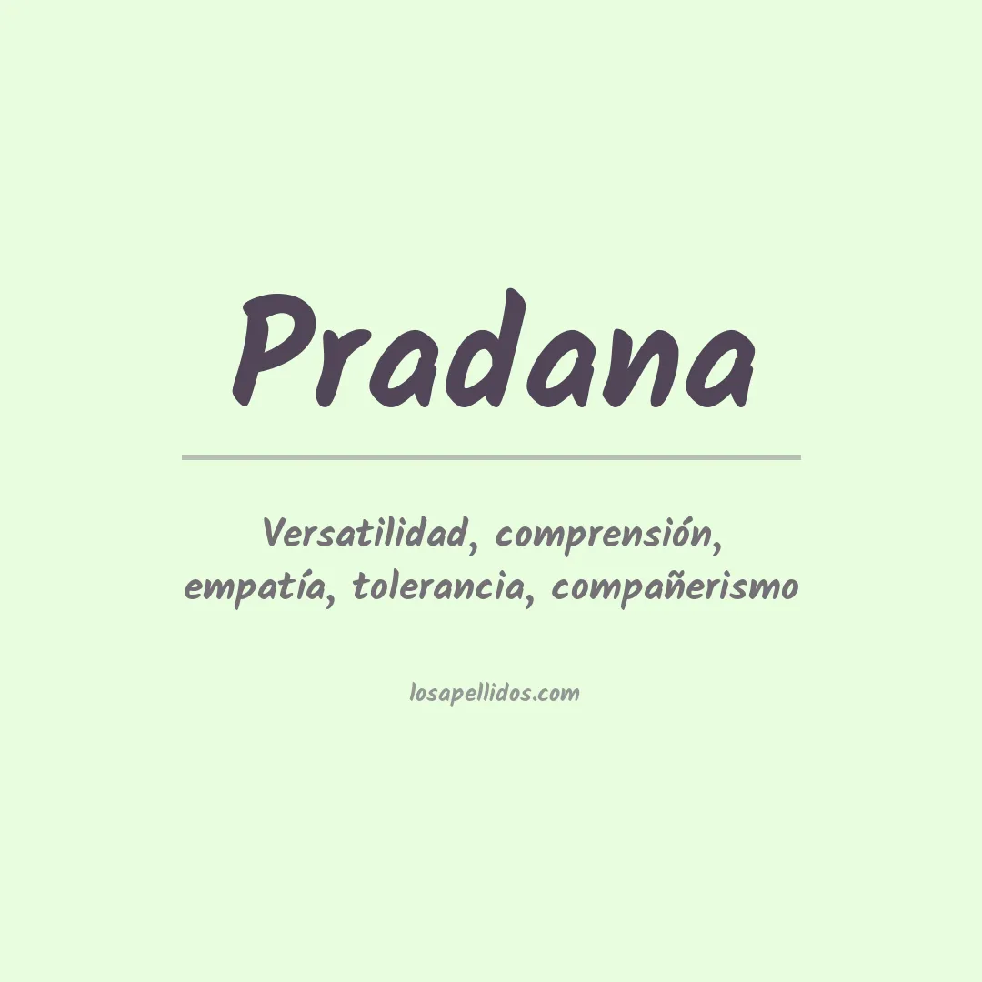 Apellido Pradana