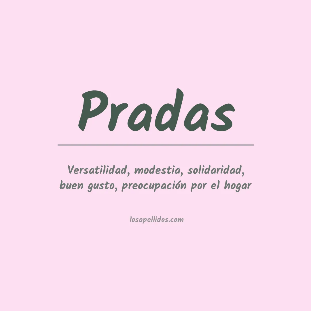 Apellido Pradas