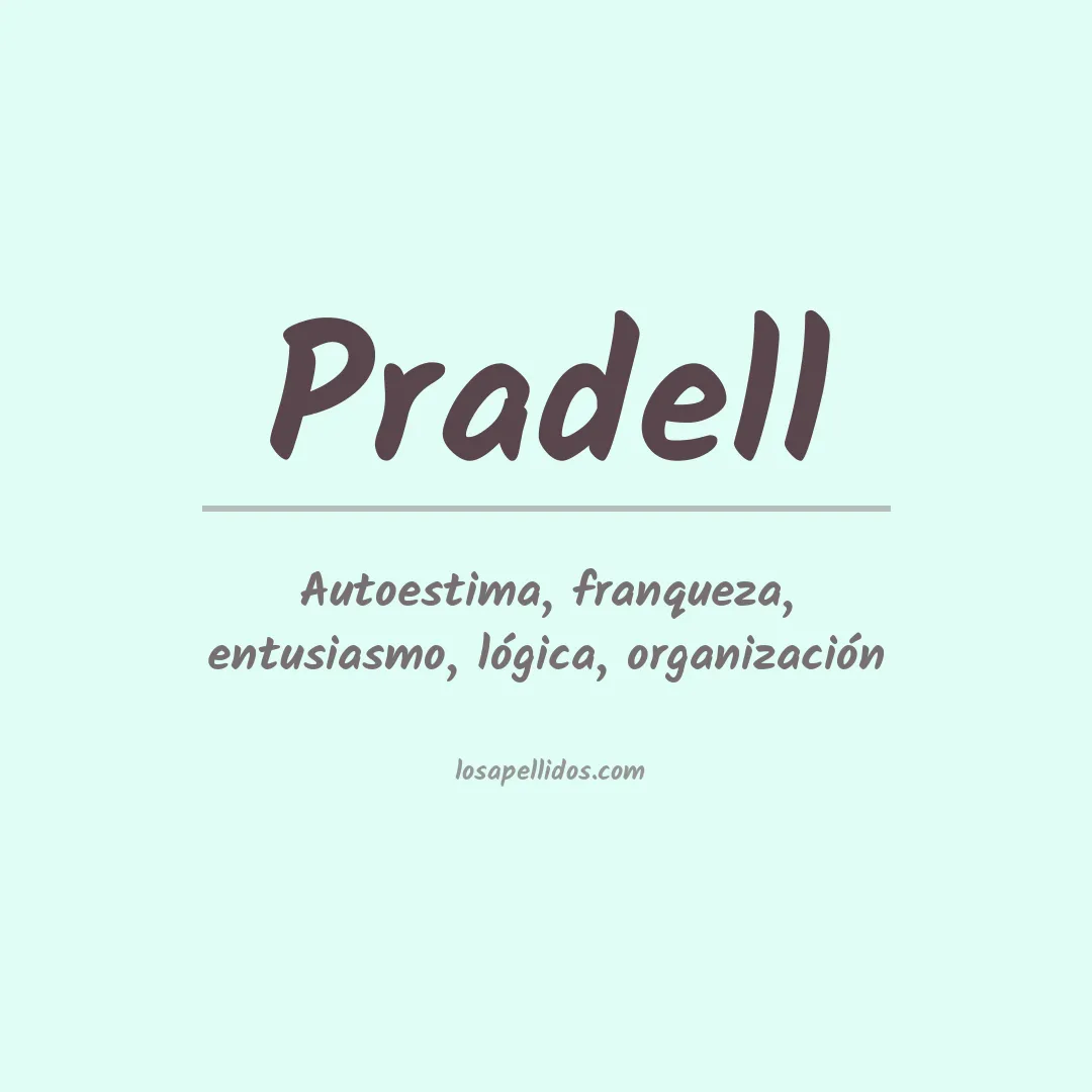 Apellido Pradell
