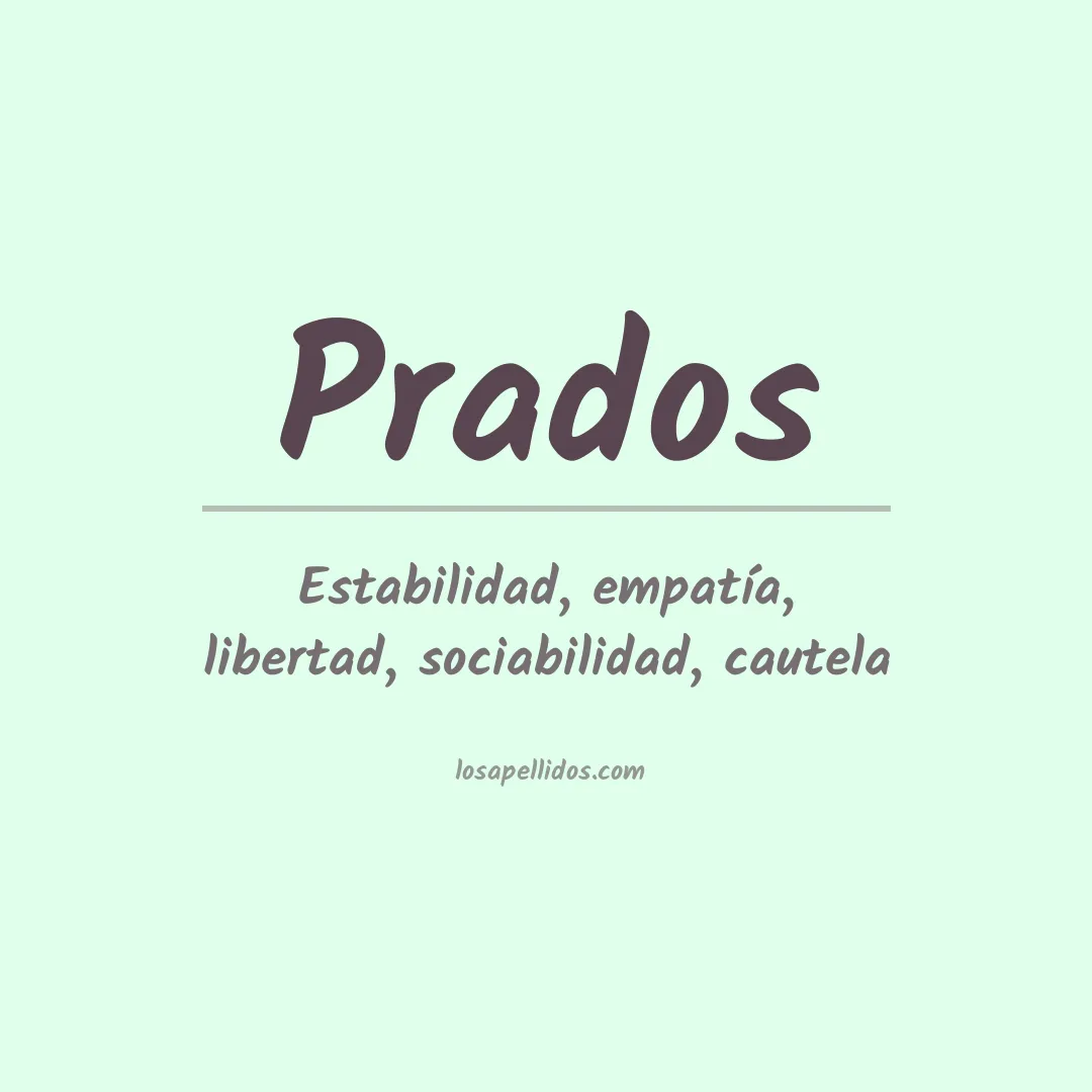 Apellido Prados