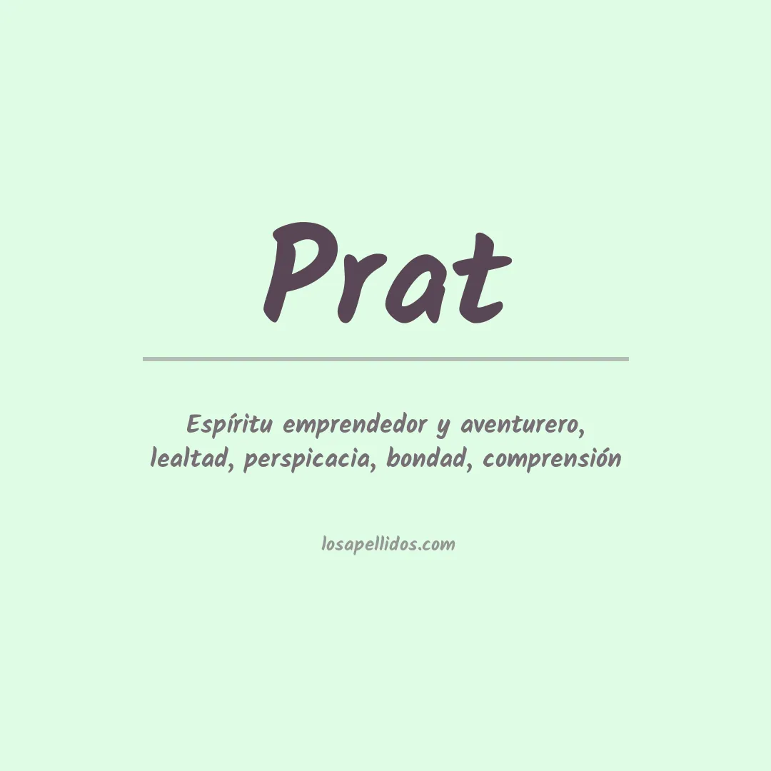 Apellido Prat