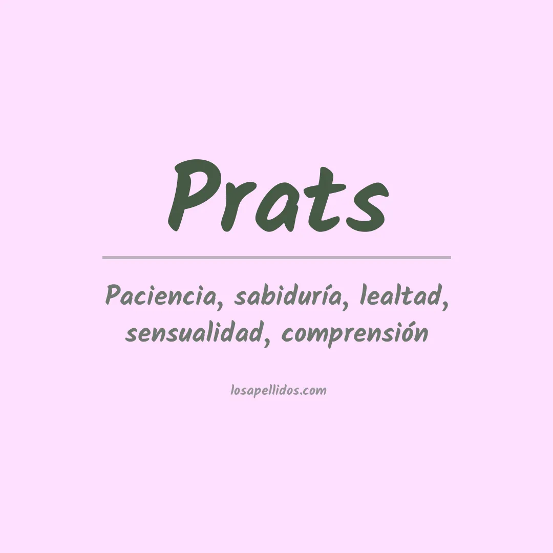 Apellido Prats
