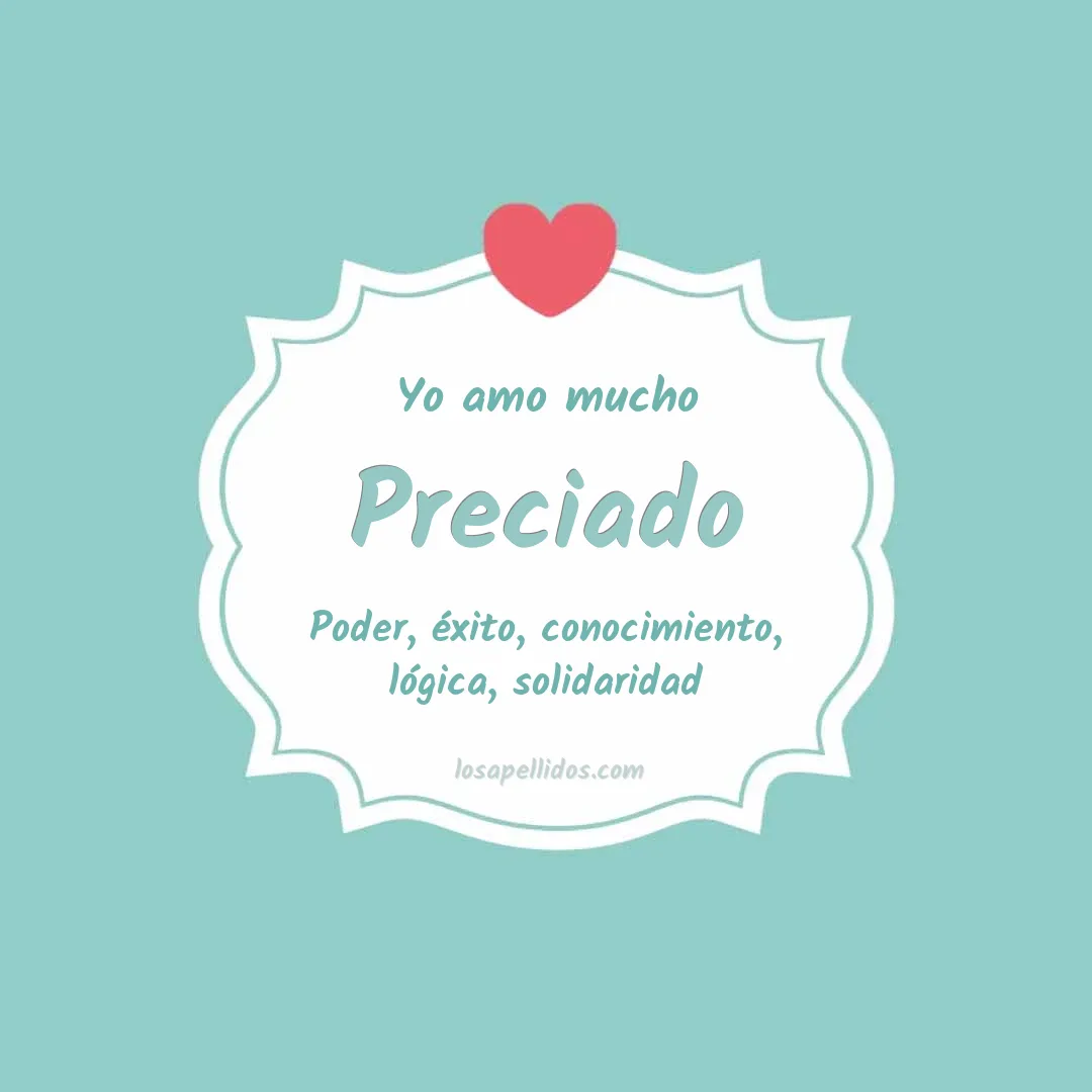 Yo amo mucho Preciado