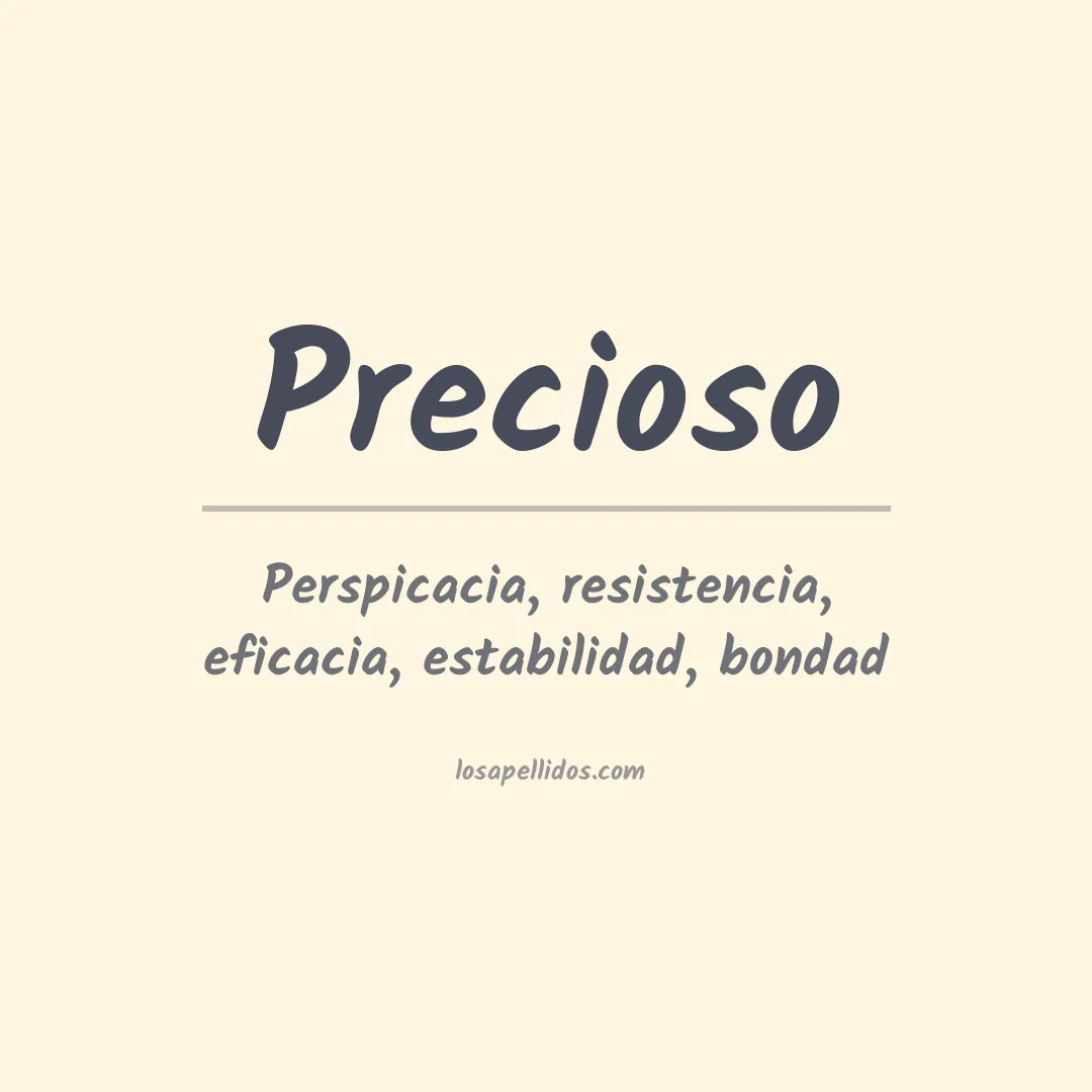 Apellido Precioso