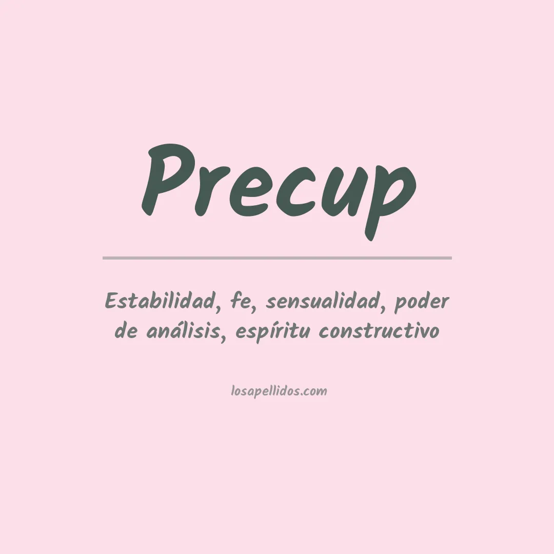 Apellido Precup