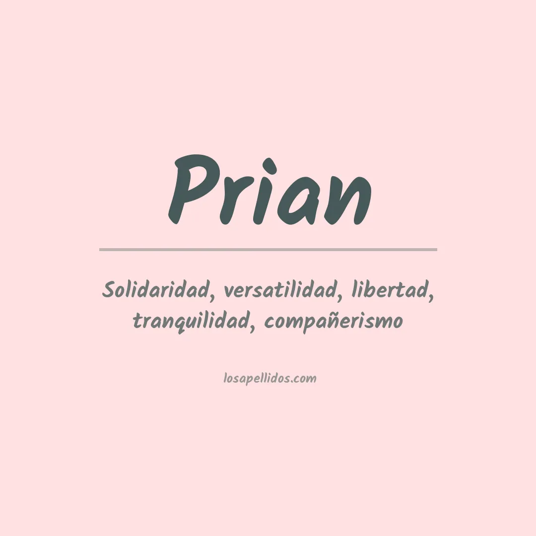Apellido Prian
