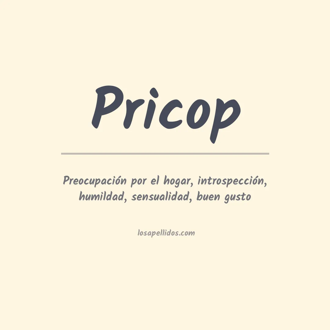 Apellido Pricop
