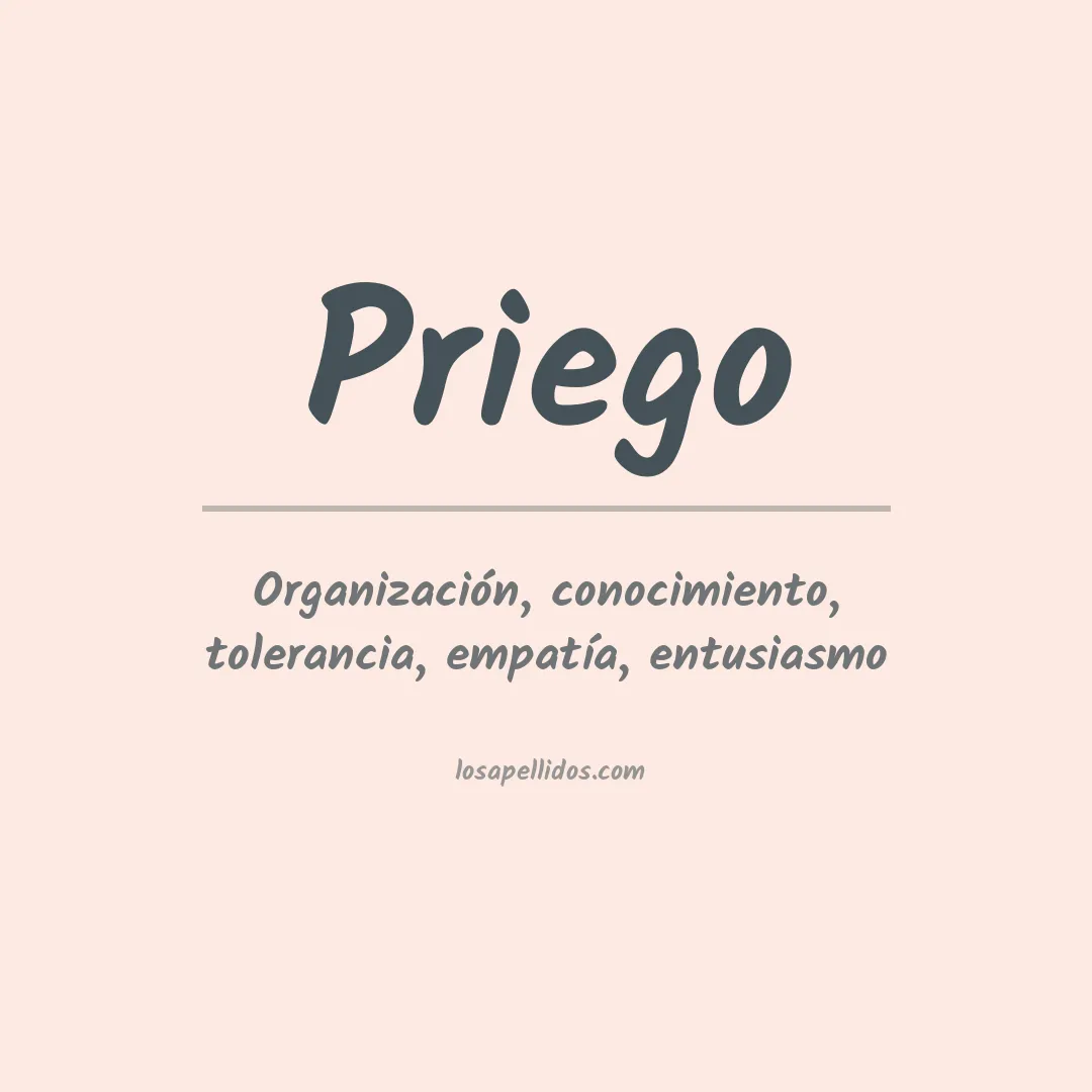 Apellido Priego