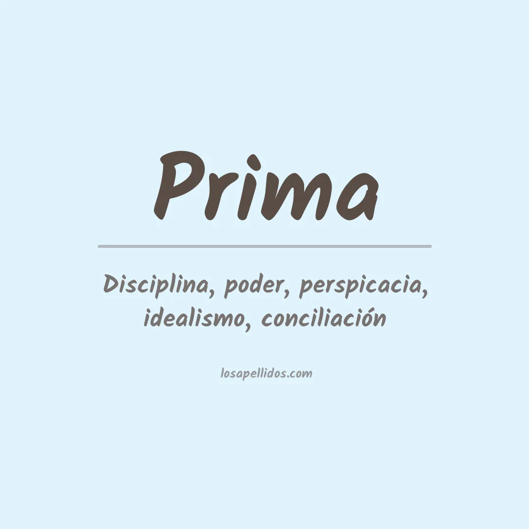 Apellido Prima
