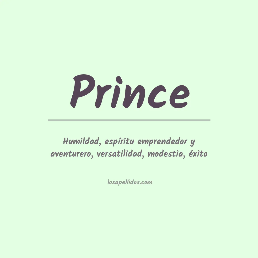 Apellido Prince