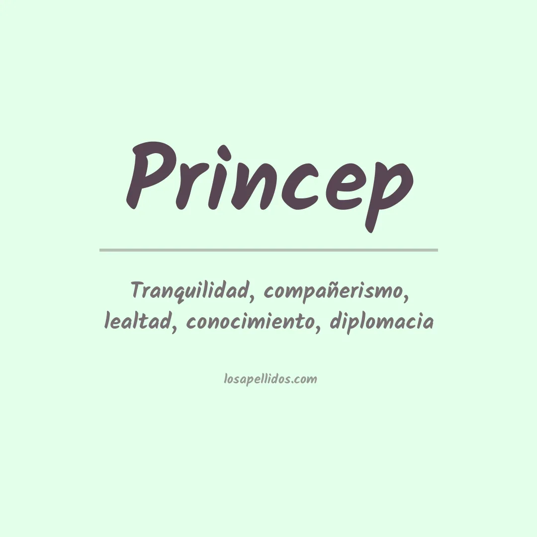 Apellido Princep