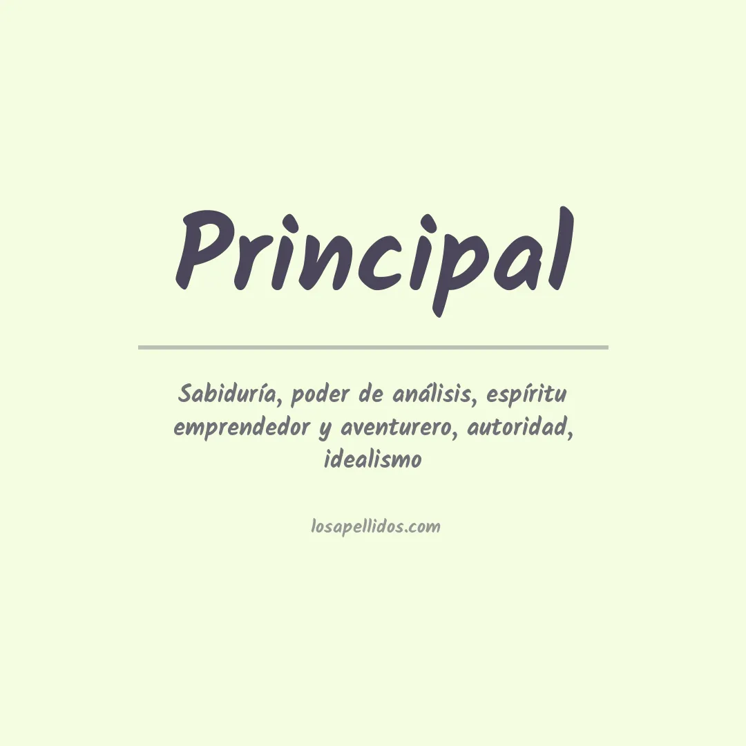 Apellido Principal