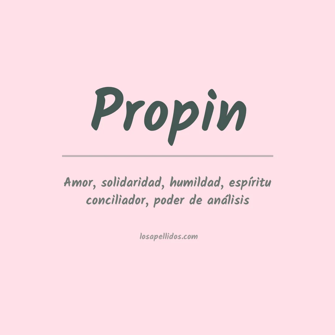 Apellido Propin