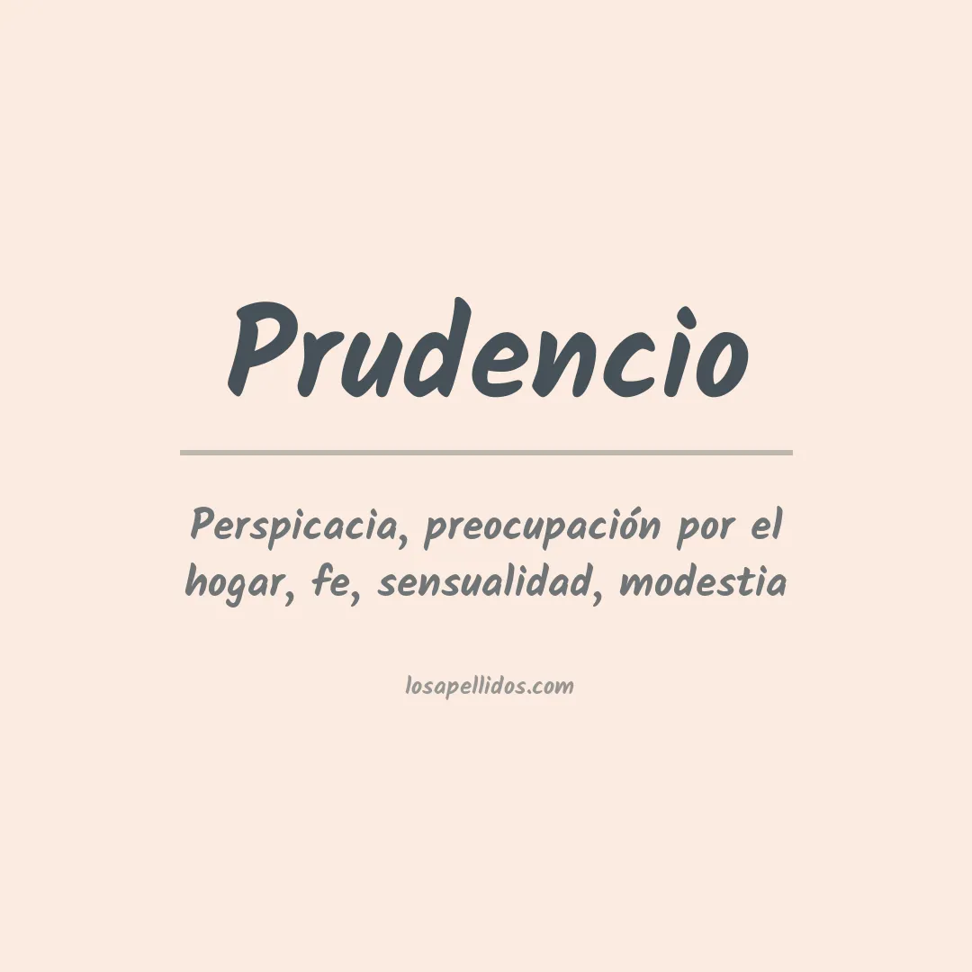 Apellido Prudencio
