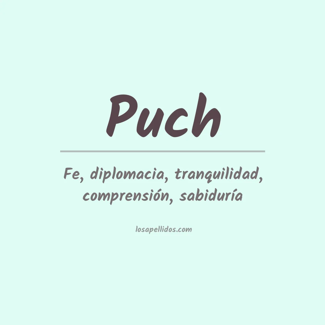 Apellido Puch