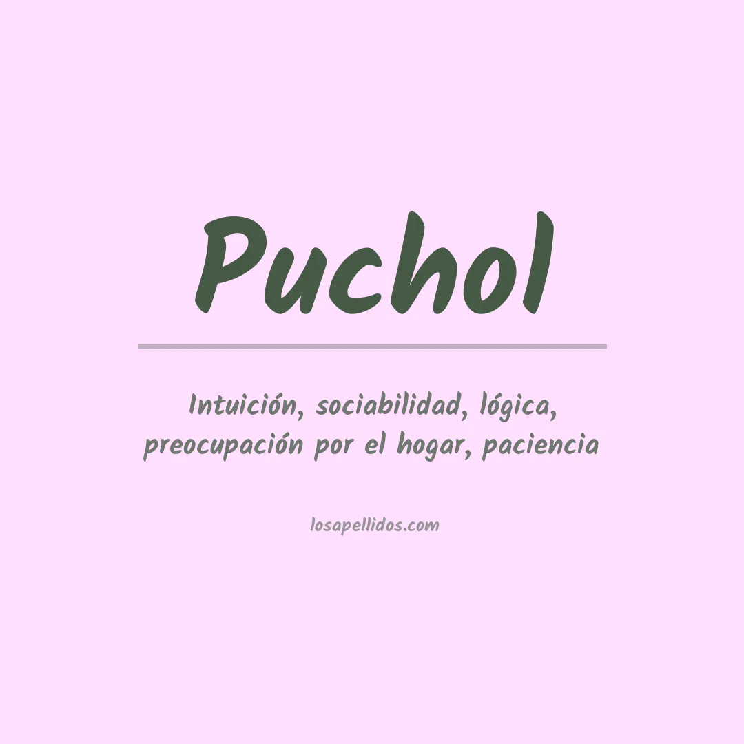 Apellido Puchol