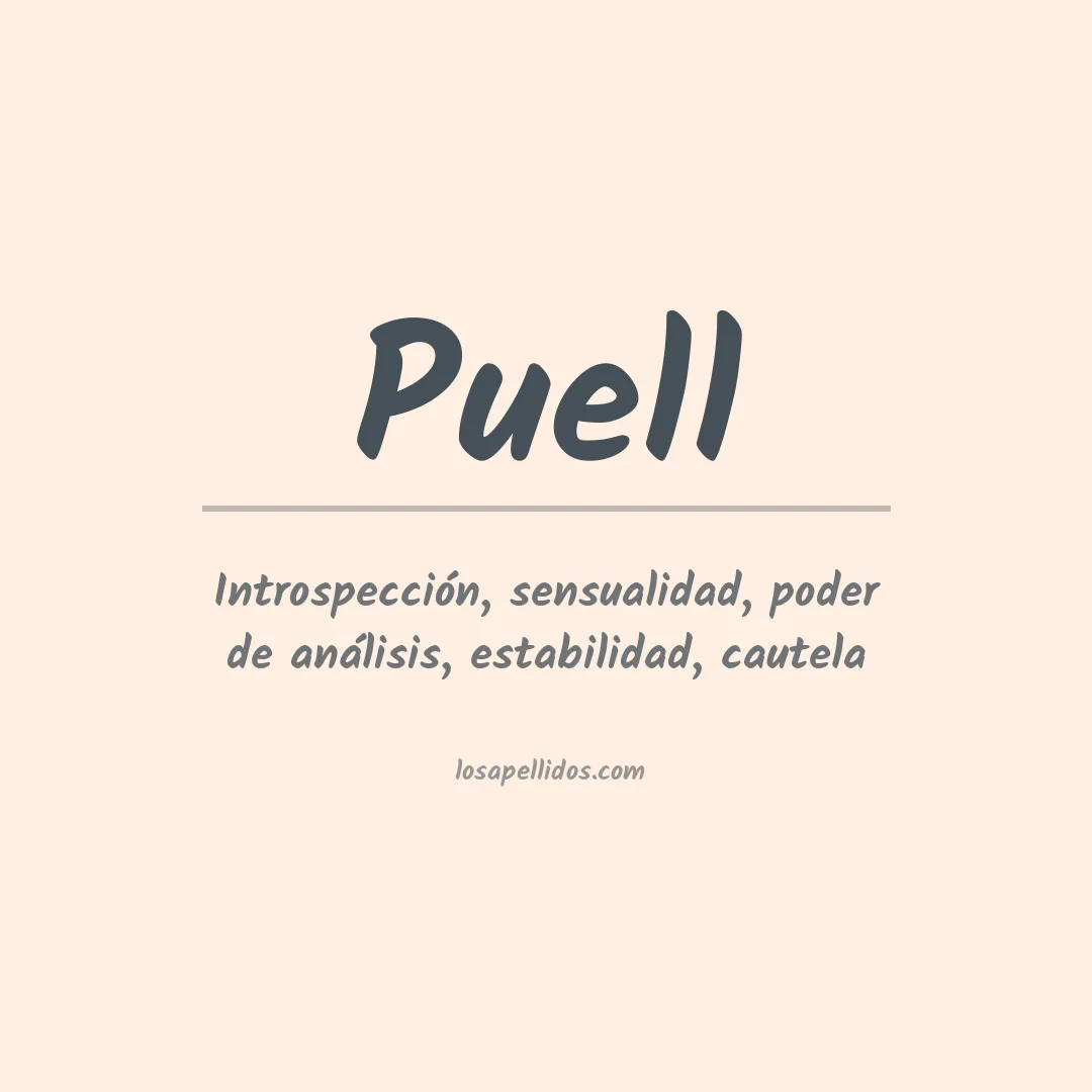Apellido Puell