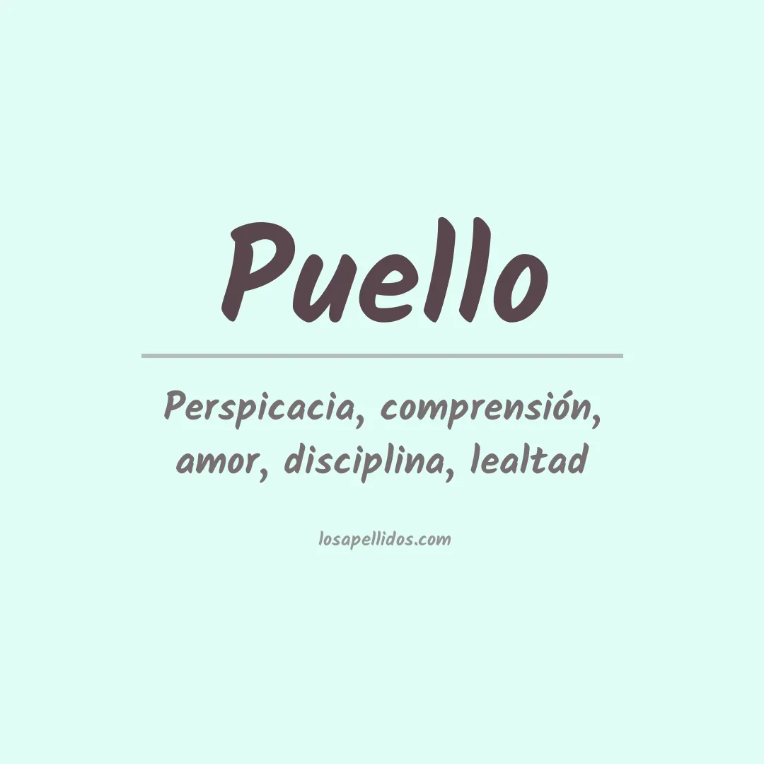 Apellido Puello