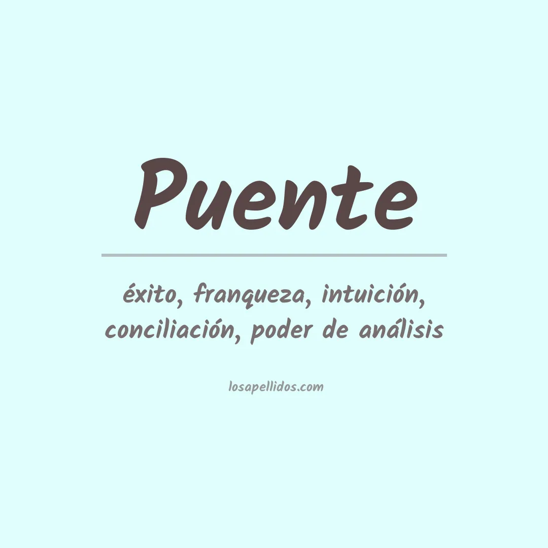 Apellido Puente