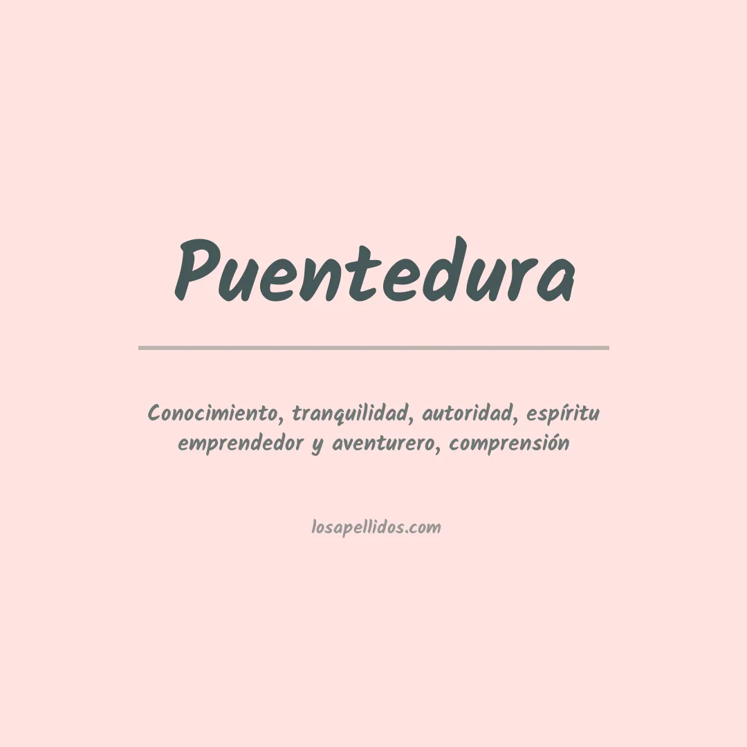 Apellido Puentedura