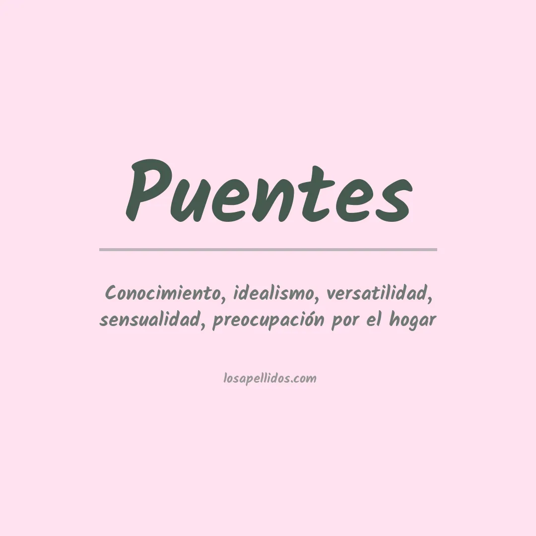Apellido Puentes