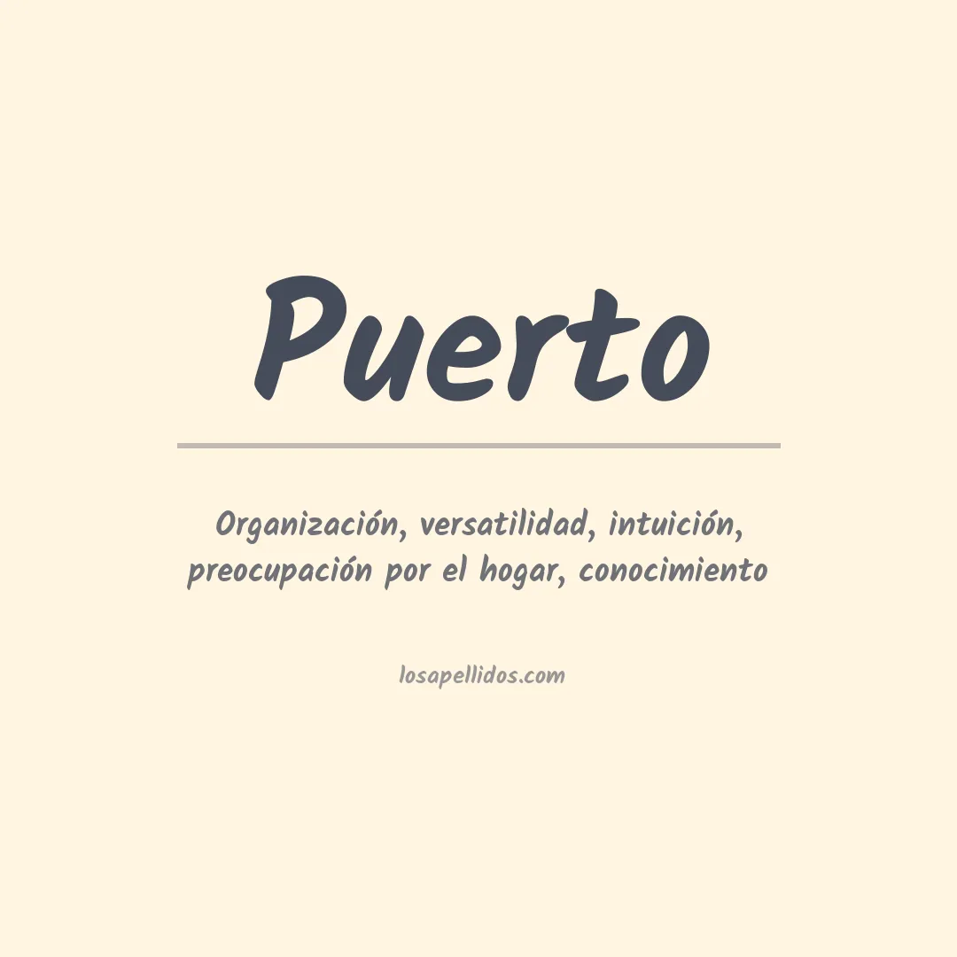Apellido Puerto