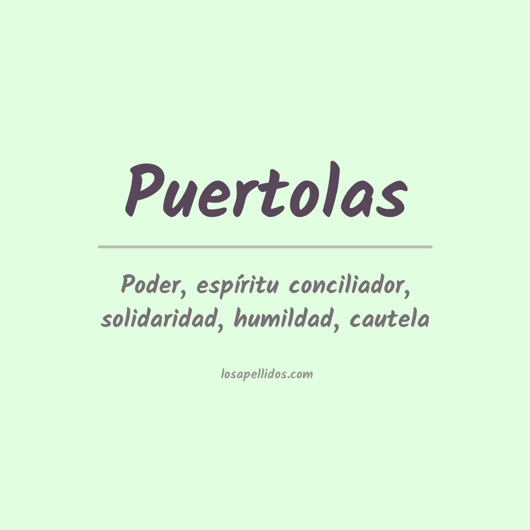Apellido Puertolas