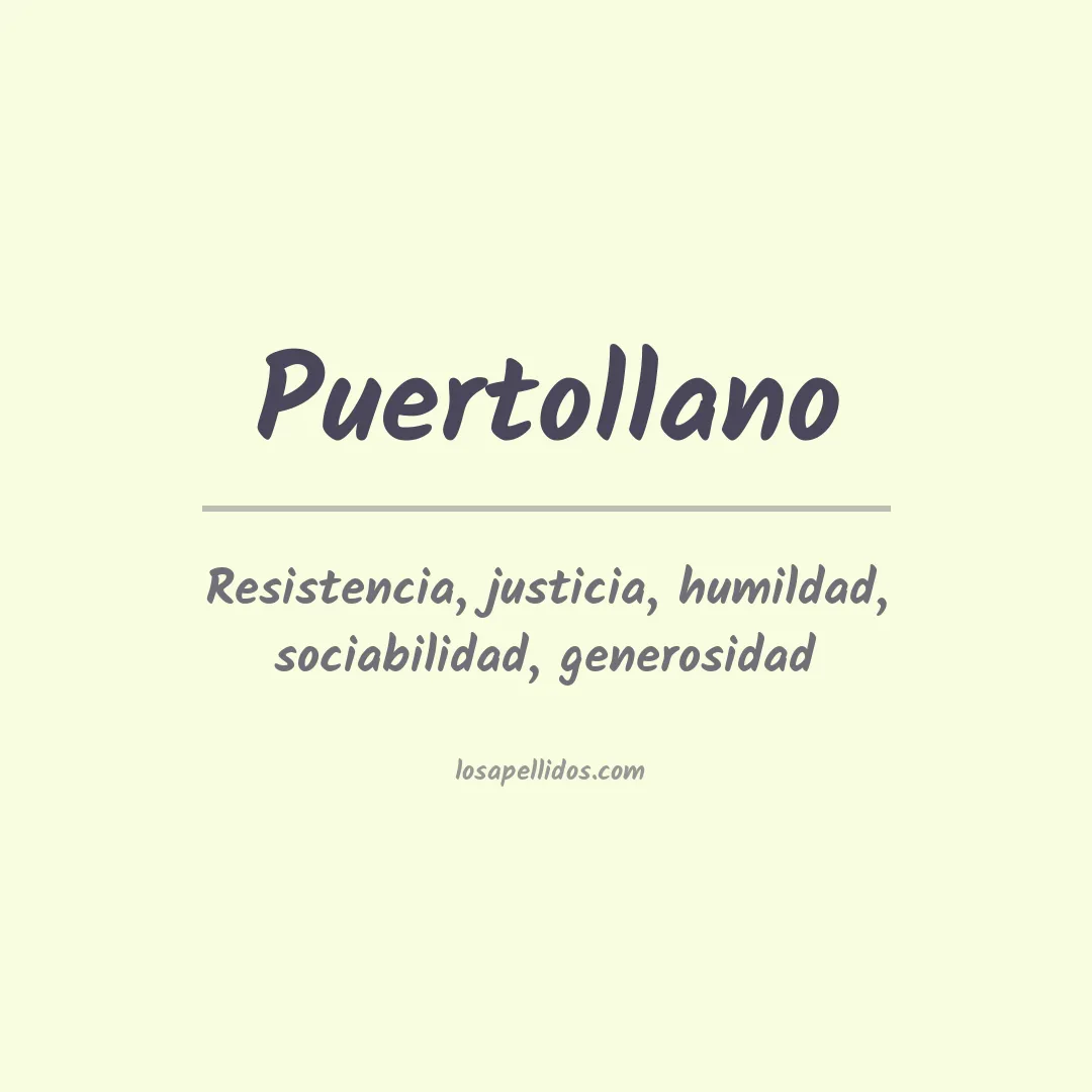 Apellido Puertollano