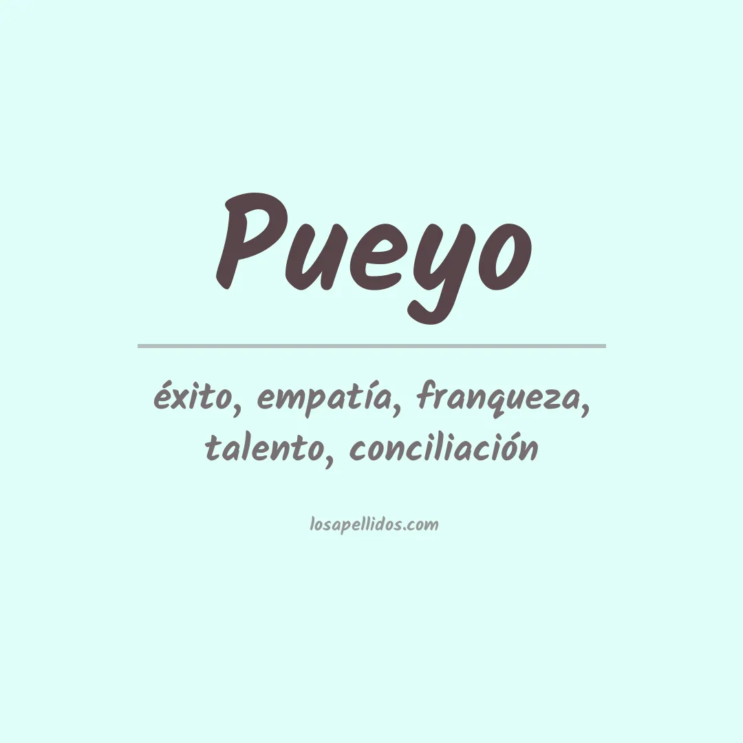 Apellido Pueyo