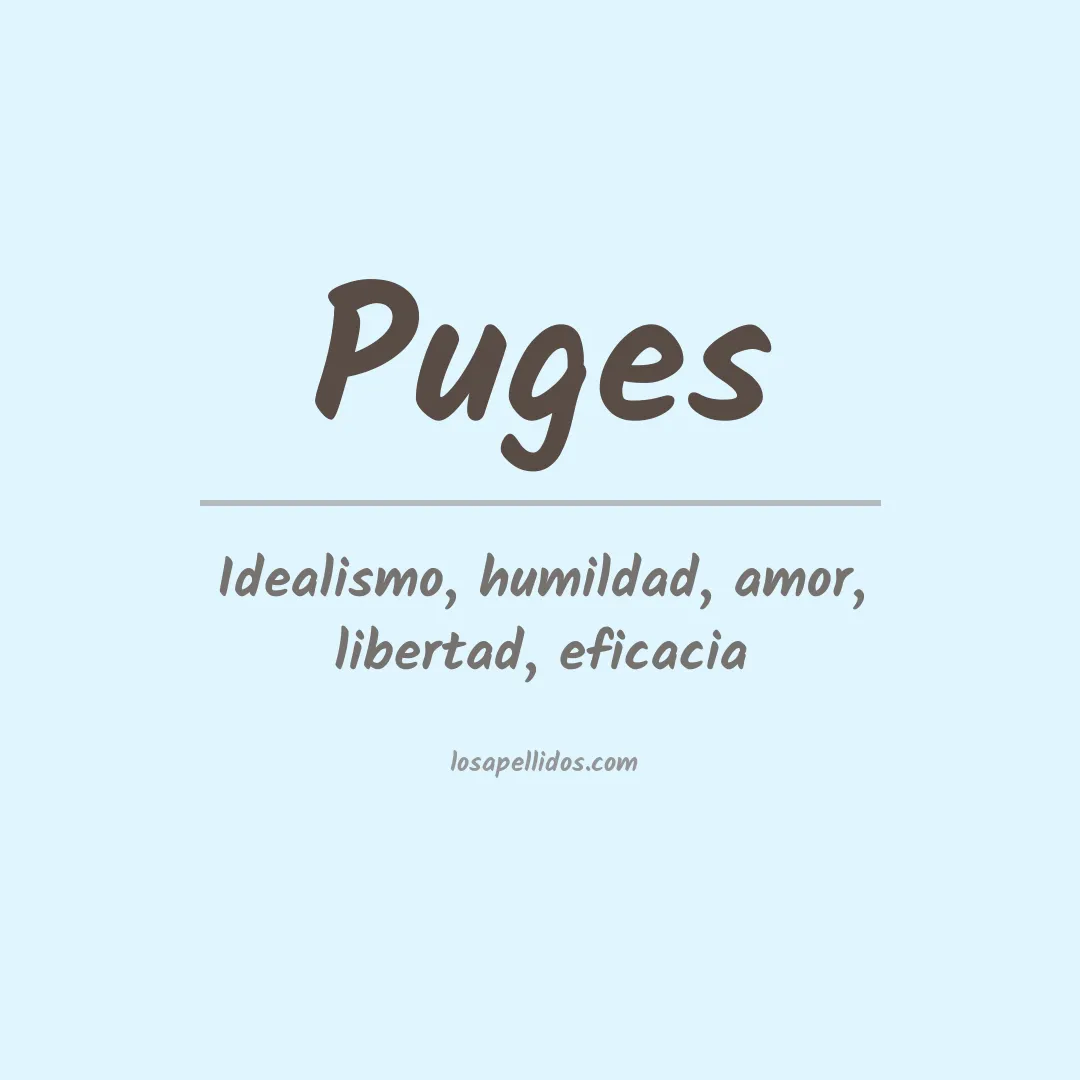 Apellido Puges